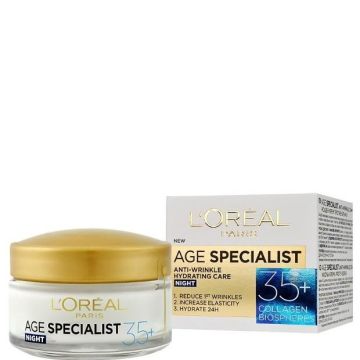 L’Oreal Age Specialist 35+ Хидратиращ нощен крем за лице 50 мл