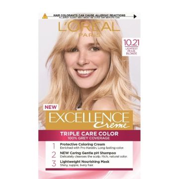 L’Oreal Excellence Creme Боя за коса 10.21 Lightest Pearl Blonde