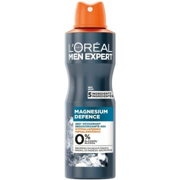 L'Oreal Men Expert Magnesium Defence Дезодорант спрей за мъже 150 мл