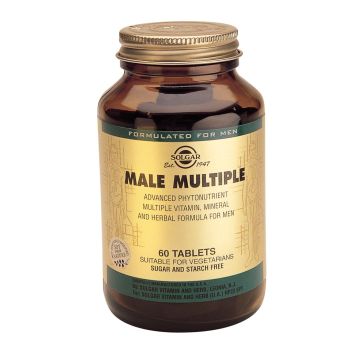 Solgar Male Multiple Мултивитамини за мъже за оптимално здраве х60 таблетки