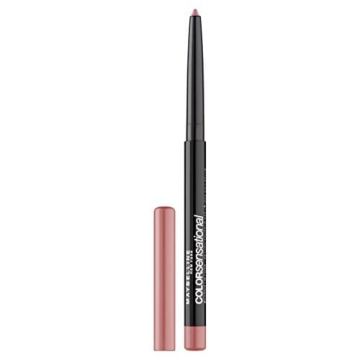 Maybelline Color Sensational Автоматичен дълготраен молив за устни, цвят 50 Dusty Rose