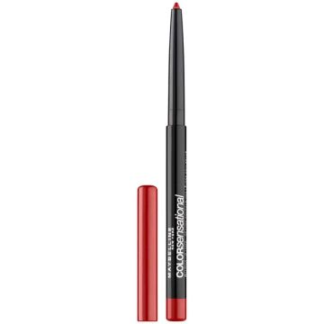 Maybelline Color Sensational Автоматичен дълготраен молив за устни, цвят 90 Brick Red