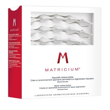 Bioderma Matricium Матрициум медицинско решение за регенериране на кожата 30 х 1 мл 
