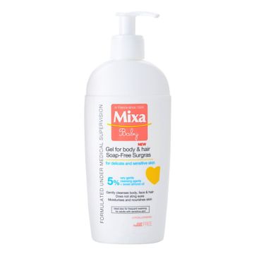 Mixa Baby Бебешки гел за тяло и коса без сапун 250 мл