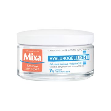 Mixa Hyalurogel Light Хидратиращ крем за лице 50 мл