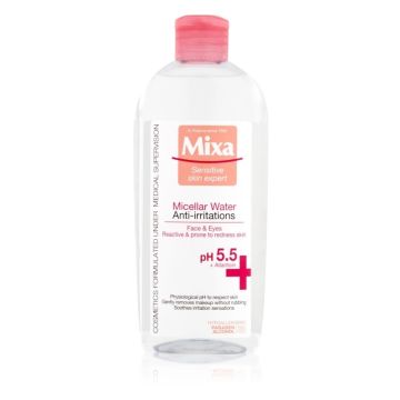 Mixa Anti-Irritation Мицеларна вода за чувствителна и склонна към зачервяване кожа 400 мл