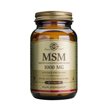 Solgar MSM МСМ за стави 1000 мг х60 таблетки