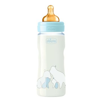 Chicco Original Touch Бебешко шише биберон за момче Стъкло 0М+ 240 мл Artsana Italia