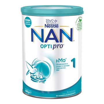 Nestle NAN Optipro 1 HM-O Адаптирано мляко за кърмачета 0-6М 400 гр