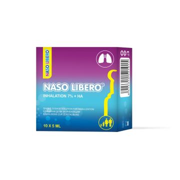 Naso Libero Inhalation 7% NaCl+ HA, Разтвор за инхалации в монодози 10 ампули х 5 мл