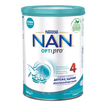 Nestle NAN Optipro 4 Обогатена млечна напитка за малки деца 24М+ 400 гр 