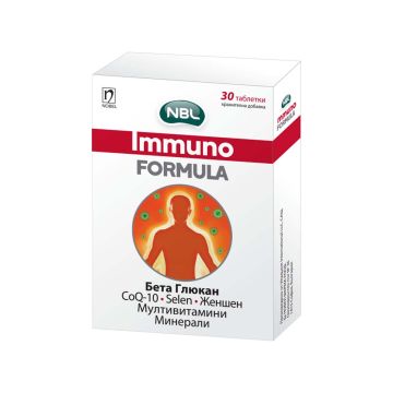 NBL Immuno Formula За силна имунна система х 30 таблетки Nobel
