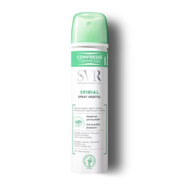 SVR Spirial Спрей дезодорант против изпотяване с 48-часова ефективност без алуминиеви соли 75 мл