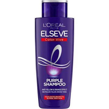 Elseve Color-Vive Purple Шампоан неутрализиращ жълтия цвят на боядисаната коса 200 мл