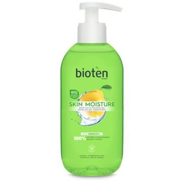 Bioten Skin Moisture Почистващ гел за нормална към комбинирана кожа 200 мл