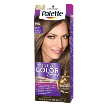 Palette Intensive Color Creme Tрайна крем-боя за коса N6 Middle Blond / Средно рус