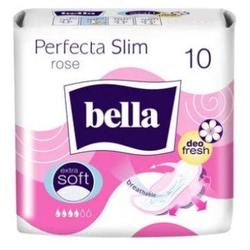 Bella Perfecta Slim Rose Дамски превръзки с крилца 10 бр