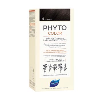 Phyto Phytocolor Безамонячна боя за коса 4 Кестен / Chatain