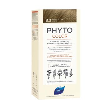 Phyto Phytocolor Безамонячна боя за коса 8.3 Светло Златисто Русо / Blond Clair Dore