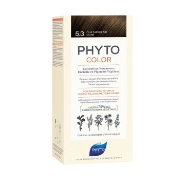 Phyto Phytocolor Безамонячна боя за коса 5.3 Светъл Златист Кестен / Chatain Clair Dore