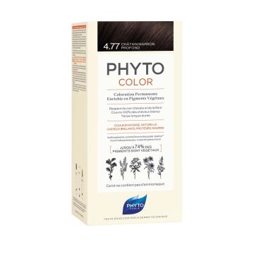 Phyto Phytocolor Безамонячна боя за коса 4.77 Шоколадов Кестен / Chatain Marron Profond
