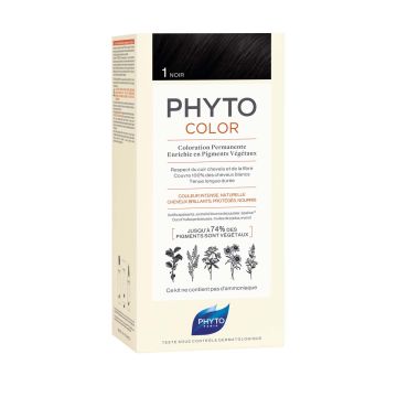 Phyto Phytocolor Безамонячна боя за коса 1 Черен / Noir