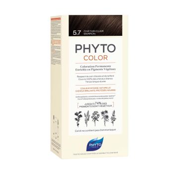 Phyto Phytocolor Безамонячна боя за коса 5.7 Много Светъл Кестен / Chatain Clair Marron