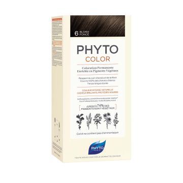 Phyto Phytocolor Безамонячна боя за коса 6 Тъмно Русо / Blond Fonce