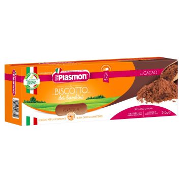 Plasmon Бишкоти с какао за деца 12М+ 240 гр