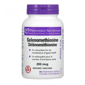 Natural Factors Selenomethionine Селен антиоксидант 200 мг х 60 капсули