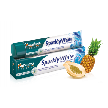 Himalaya Sparkly White Избелваща паста за зъби без флуорид 75 мл