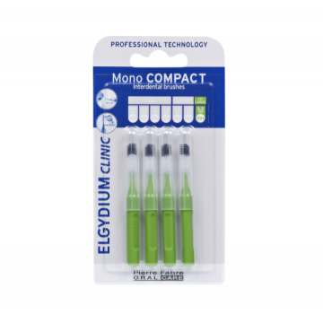 Elgydium Clinic Mono Compact интердентални четки 2.2 мм зелени 