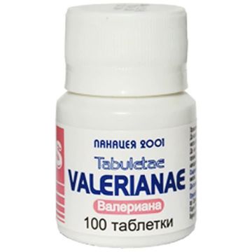 Valerianae Валериана при безсъние и стрес х 100 таблетки Панацея 2001
