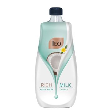 Teo Rich Milk Cocunut Течен сапун - пълнител 800 мл