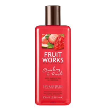 Fruit Works Strawberry and Pomelo Душ гел ягода и помело 500 мл