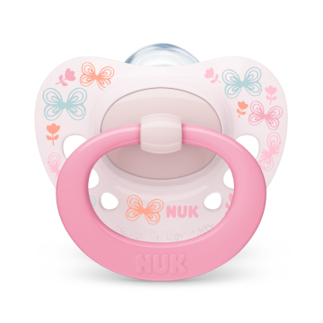 Nuk Signature Силиконова залъгалка 0-6М 1бр + Кутийка