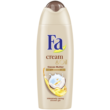 Fa Cream & Oil Душ-крем за тяло с аромат на какао и кокос 250 мл 