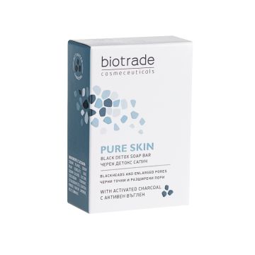 Biotrade Pure Skin Черен детокс сапун 100 гр