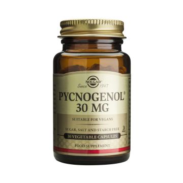 Solgar Pycnogenol Пикногенол антиоксидант 30 мг х30 капсули