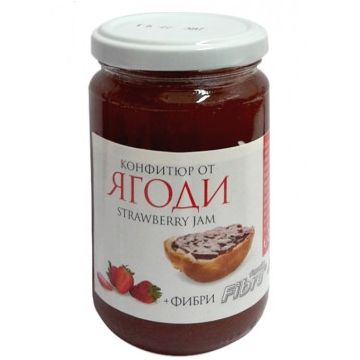 Конфитюр от ягоди с фибри 340 гр