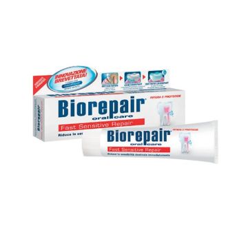 Biorepair Fast Sensitive Repair паста за зъби  75 мл 