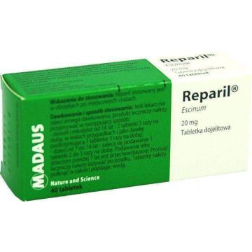 Reparil Репарил 20 мг х 40 таблетки
