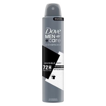 Dove Men+Care Advanced Invisible Dry Дезодорант спрей против изпотяване за мъже 200 мл