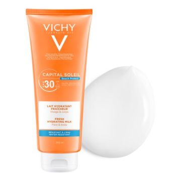 Vichy Capital Soleil Слънцезащитно мляко за лице и тяло SPF30 300 мл