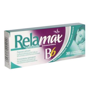 Relamax B6 за нормална функция на нервната система х 30 таблетки PharmaSwiss