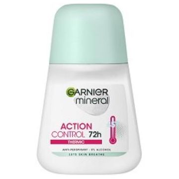 Garnier Mineral Action Control Thermic 72h Рол-он против изпотяване за жени 50 мл