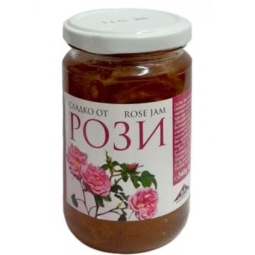Конфитюр от рози с фибри 340 гр