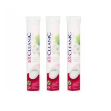 Cleanic Pure Промо пакет Тампони за почистване на грим 3х120 бр