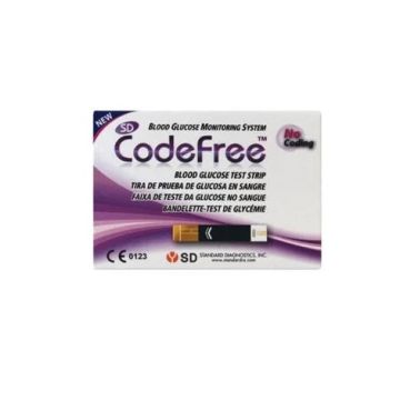 SD Codefree Тест ленти за измерване на кръвна захар х50 бр