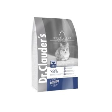 Dr.Clauder's Super Premium Cat Senior Light Sterilized Суха храна за котки с пилешко 400 гр